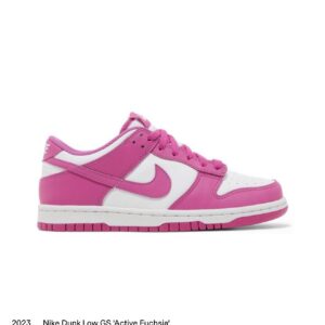 Size 40 Nike Dunk Low GS 'Active Fuchsia'