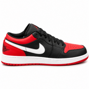 Air Jordan 1 low ,black gym red white